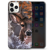 Maxcorners Deer Art 5 Personalized Name Phone Case