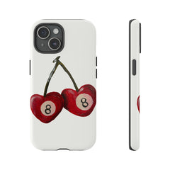 Maxcorners Billiards Cherry 8 Ball Hand Painted
 Full Wrap Phone Case LM1012