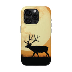 Maxcorners Hunting Full Moon Elk Full Wrap Phone Case LM1012