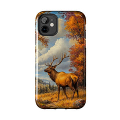 Maxcorners Hunting Hunter iPhone and Samsung Tough Cases, Phone Case Gift for Hunting Lover, Hunting Phone Case Gift, Hunter Phone Case Gift, Elk Hunter Gift Full Wrap Phone Case LM1012