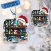 Maxcorners Custom Tackle Box Acrylic Xmas Ornaments, Presents For Fishing Lovers, Fishing Ornament