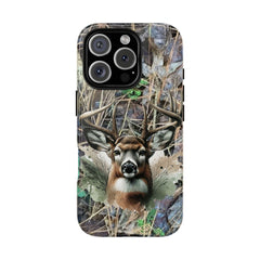 Maxcorners Hunting Trophy Buck iPhone Tough Case, Whitetail Deer Phone Case, Deer Hunting iPhone Case, Deer Hunting Gifts Men, Buck Gifts Men, Buck Phone Case Full Wrap Phone Case LM1012