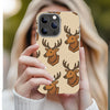 Maxcorners Mounted Elk Stylish Phone Case with Deer Design, Tough Case, Wildlife Decor, Outdoor Enthusiast Accessories, Hunting Phone Case
 Full Wrap Phone Case LM0812