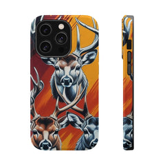 Maxcorners Hunting Deer Magnetic Wildlife Full Wrap Phone Case LM1012