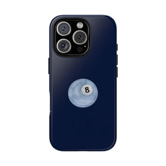 Maxcorners Billiards 8 Ball Navy Blue Protective Cover, Trendy Gift
 Full Wrap Phone Case LM1012