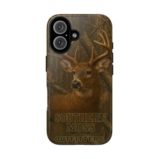 Maxcorners Hunting southern Moss Outfitters Deer Hunting Rugged Outdoor Wildlife Design Nature Lover Gift Outdoor Enthusiast Full Wrap Phone Case LM1012