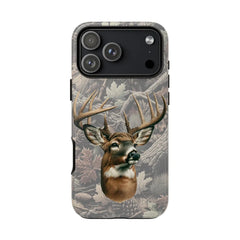 Maxcorners Whitetail Buck iPhone 17 Tough Case, Deer Hunting Gifts, Deer Hunting Phone Case, Deer Hunter Gifts Men, Trophy Buck Gifts, Deer Phone Case Full Wrap Phone Case LM0812