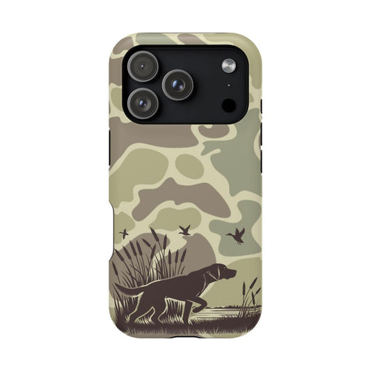 Maxcorners Camouflage Duck Hunting iPhone 17 Magnetic Tough Phone Case
 Full Wrap Phone Case LM0812