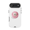 Maxcorners Y2K Pink Bowling Ball iPhone Case: Lucky Number 8, Protective Dual-Layer Full Wrap Phone Case LM0812