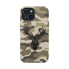 Maxcorners Camouflage Deer iPhone Case, Impact-Resistant, Compatible Full Wrap Phone Case LM0812