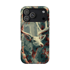 Maxcorners Hunting Deer Antlers Vector Camouflage Full Wrap Phone Case LM1012