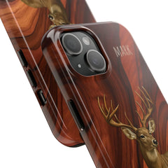 Maxcorners Personalized Deer Phone Case | Hunting Phone Cover Full Wrap Phone Case LM0812