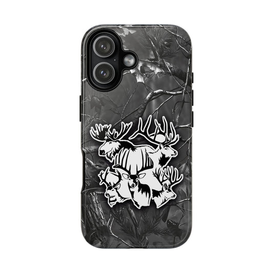 Maxcorners Big 5 North American Deer Phone Case | Wide Models Variety, Camouflage Deer Hunting Design, Christmas Present, Hunter's gift
 Full Wrap Phone Case LM0812