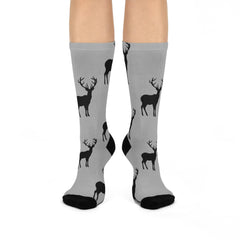 Maxcorners Deer Socks - Perfect gift for Deer Hunters, Deer hunting gift, man gift, birthday, Christmas stocking stuffer, Unique Hunters gift ideaLM2611