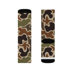 Maxcorners Camo Sublimation Socks | Stylish, Comfortable Socks for Outdoors, Hiking, Casual Wear, Military Appreciation, GiftsLM2611