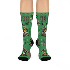 Maxcorners Duck Hunting Socks - Perfect gift for Hunters, Hunter socks, Hunter gift, Men's gift, Birthday, Christmas stocking stuffer, Unique gift LM2611