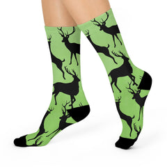 Maxcorners Perfect Deer Hunter gift - Deer socks, gift for hunter, hunting deer socks, birthday gift, Christmas stocking stuffer, unique Hunter giftLM2611