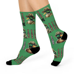 Maxcorners Duck Hunting Socks - Perfect gift for Hunters, Hunter socks, Hunter gift, Men's gift, Birthday, Christmas stocking stuffer, Unique gift LM2611