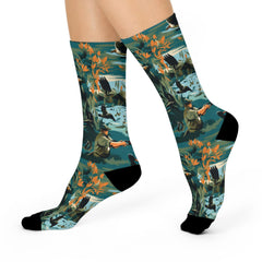 Maxcorners Perfect gift for Hunters - Hunting Ducks socks, Duck Hunting gift, Birthday gift, Christmas stocking stuffer, unique Hunters gift ideaLM2611