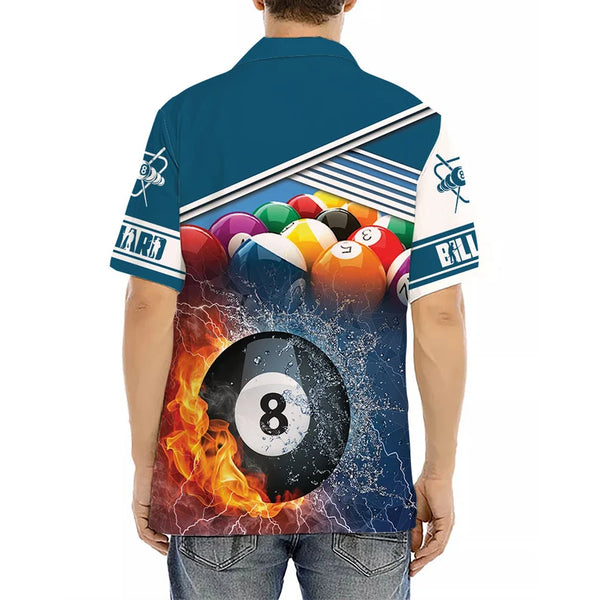 Maxcorners Personalized Billard Lovers Billiard Club Hawaiian Shirt