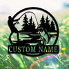 Maxcorners Custom Fishing Metal Sign