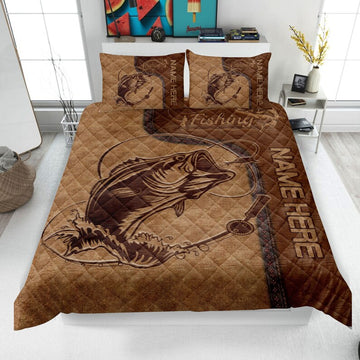 Maxcorners Personalized Fishing Bedding Set