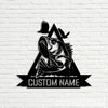 Maxcorners Custom Bass Fishing Metal Sign Fish Wall Art With LED Light