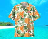 Maxcorner Dirt Bike Racing Pineapple Floral Hawaiian Shirt