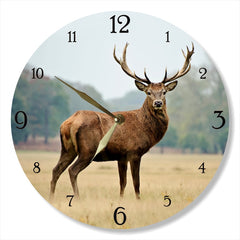 Maxcorners Deer Vinyl Record Clock: Painted Wall Art, Modern Home Decor TU3012