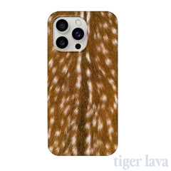 Maxcorners Deer Print Phone Case, Trendy Cute Aesthetic Phone Case, iPhone 16 15 14 13 12 11 Pro Max Plus X, Samsung Galaxy S23 S22 Ultra Tough Case Full Wrap Phone Case LM0812