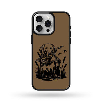 Maxcorners Brown Lab Duck Hunting Dog Phone Case
 LM0812
