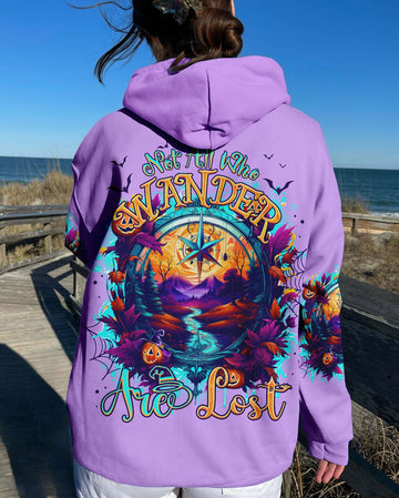 Maxcorners Not All Who Wander Are Lost Compass Halloween All Over Print LM2101