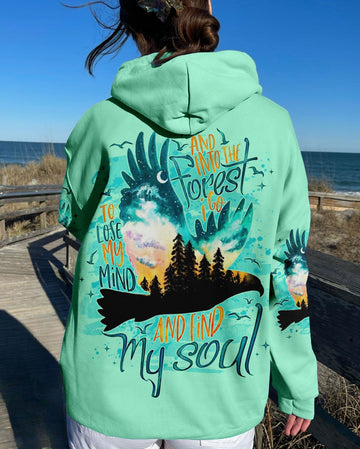 Maxcorners And Into The Forest I Go Eagle All Over Print LM2101
