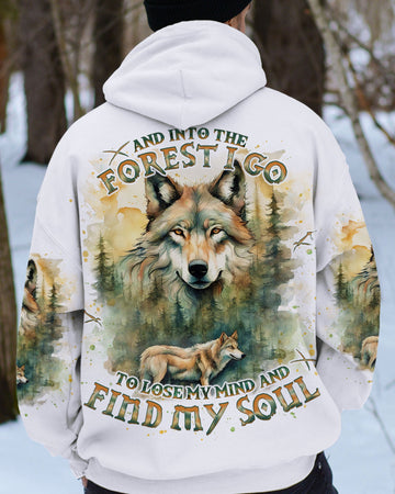 Maxcorners And Into The Forest I Go Wolf All Over Print LM1501