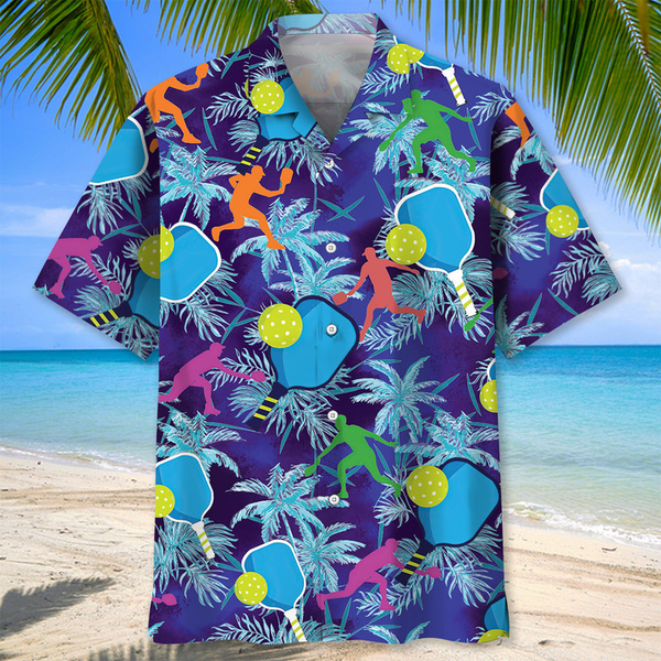 MaxCorners Pickleball 3D Hawaiian Shirt