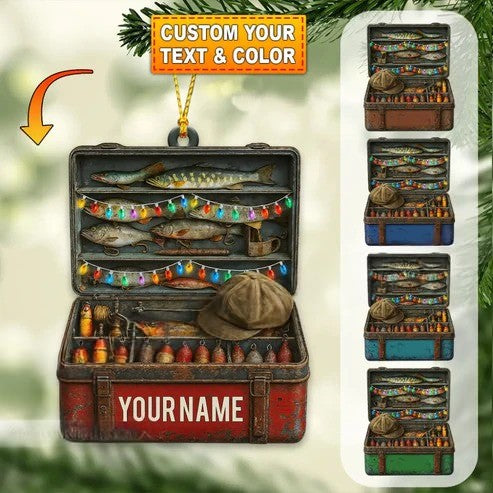 Maxcorners Fishing Lover, Home Decor, Christmas Ornament, Personalized Ornament