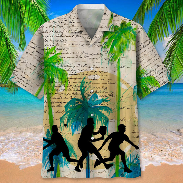 MaxCorners Pickleball 3D Hawaiian Shirt