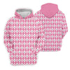 Maxcorners Breast Cancer Golf Shirt, Pink Argyle Golf Shirt, Breast Cancer Awareness Shirts, Women Golf Shirt LM1507