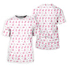 Maxcorners Pink Ribbon Women Golf Shirt, Breast Cancer Golf Shirt, Breast Cancer Awareness Shirts, Ladies Golf Shirt LM1507