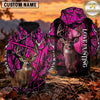 Maxcorners Trophy Buck Neon Camo Love Hunting Personalized Name 3D Hoodie