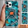 Maxcorners Shooting Club Crest Crossed Shotguns Personalized Name Trap Shooting Phone Case