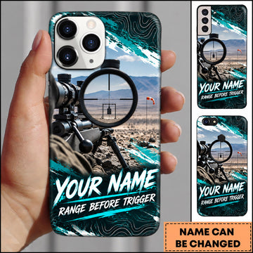 Maxcorners Long Range Shooting Range Before Trigger Scope Design Personalized Name 3D Phone Case