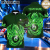 Maxcorners Mythical Dragon Storm 8 Ball Pool Multiple Options Personalized Name, Team Name 3D Shirt