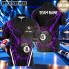 Maxcorners Electric Storm Geometric Pattern Pool Multiple Options Personalized Name, Team Name 3D Shirt
