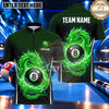 Maxcorners Eastern Dragon Energy Ring Billiards Multiple Options Personalized Name, Team Name 3D Shirt