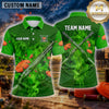 Maxcorners Clay Target Shooting Sport Swirl Multiple Options Personalized Name, Team Name 3D Shirt
