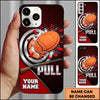 Maxcorners Bullseye Clay Explosion Pull Clay Target Personalized Name Trap Shooting Phone Case