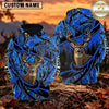 Maxcorners Deer Hunter Tribal Flame Camo Personalized Name 3D Hoodie