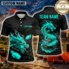 Maxcorners Skull Electric Predator Multiple Options Personalized Name, Team Name 3D Shirt