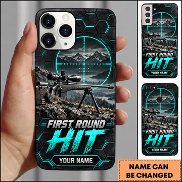 Maxcorners Long Range Shooting First Round Hit Tactical Design Personalized Name 3D Phone Case